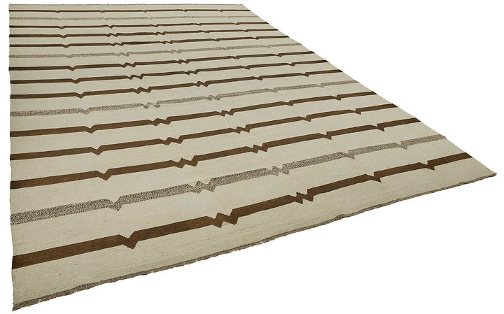 10x14 Contemporary Wool Kilim Rug - 51716