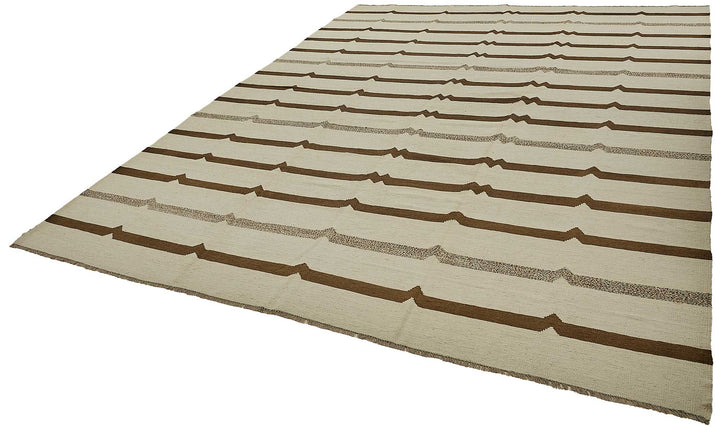 10x14 Contemporary Wool Kilim Rug - 51716