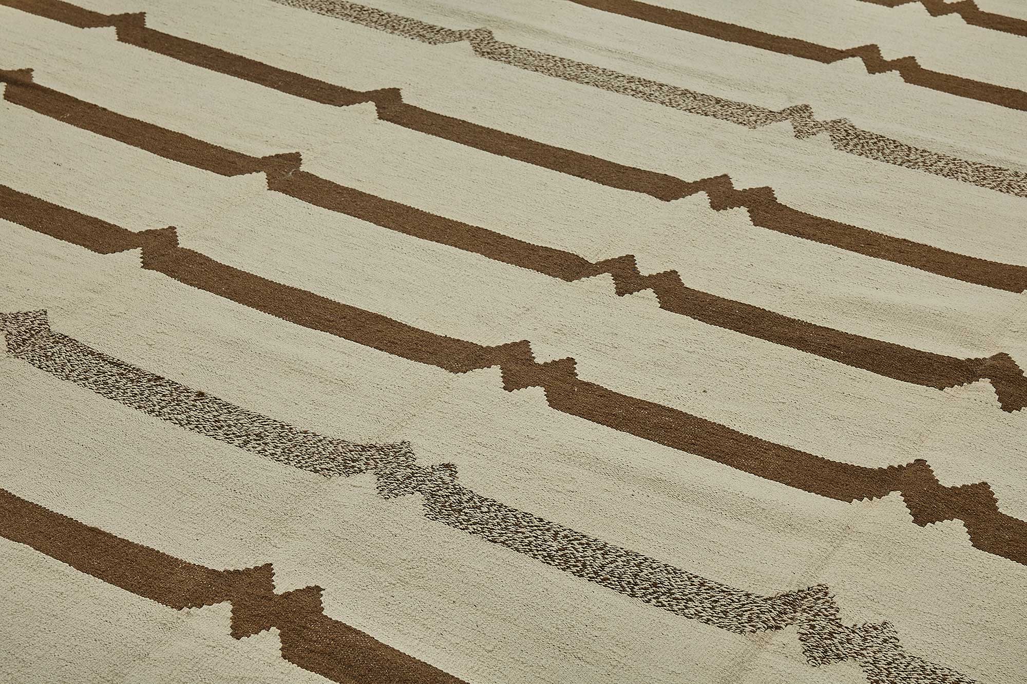 10x14 Contemporary Wool Kilim Rug - 51716