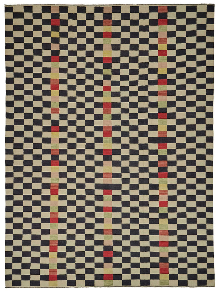 10x14 Contemporary Wool Kilim Rug - 51717