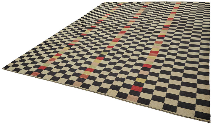10x14 Contemporary Wool Kilim Rug - 51717