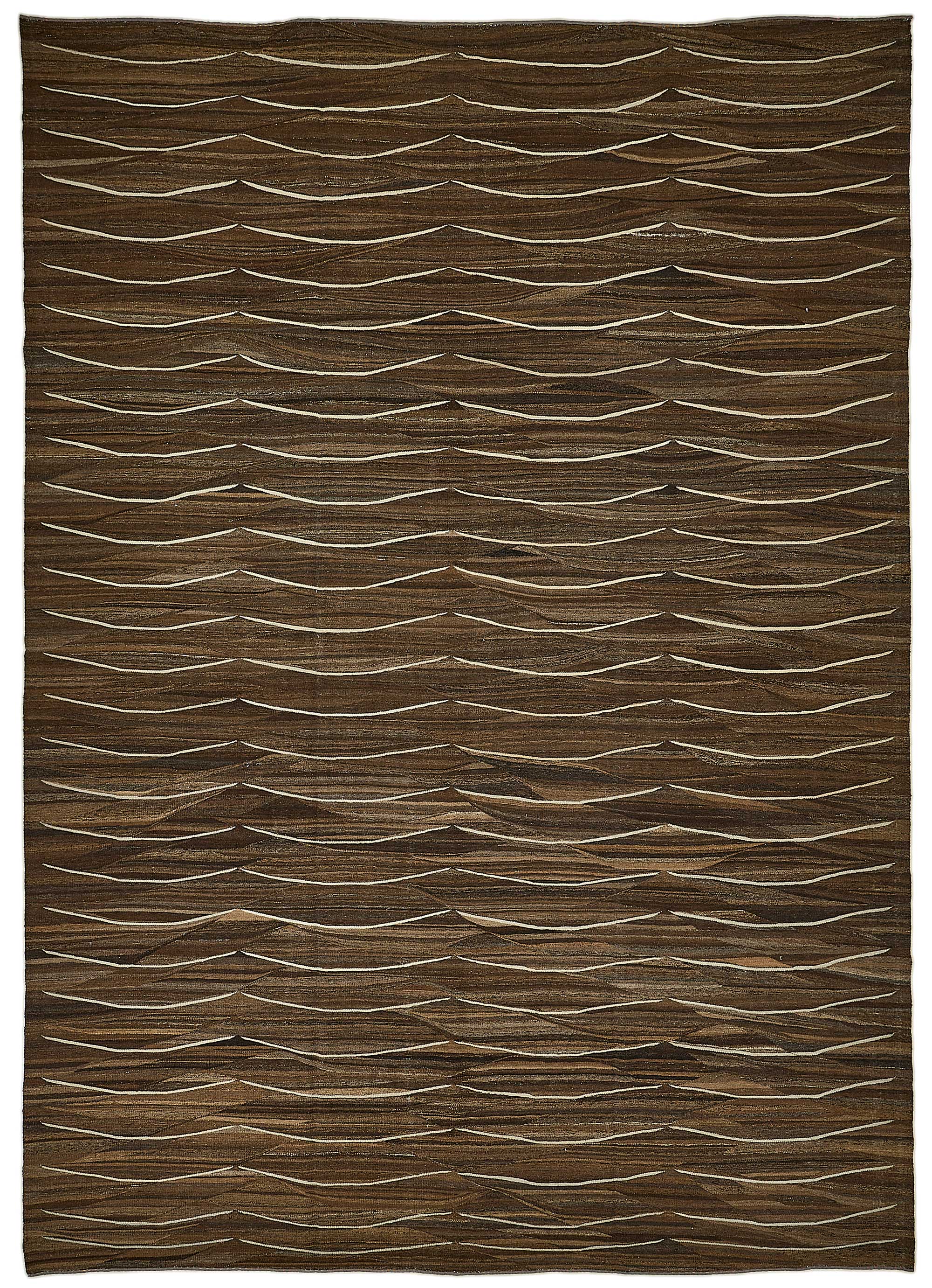 10x14 Contemporary Wool Kilim Rug - 51718
