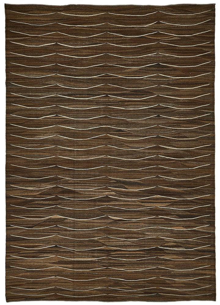 10x14 Contemporary Wool Kilim Rug - 51718