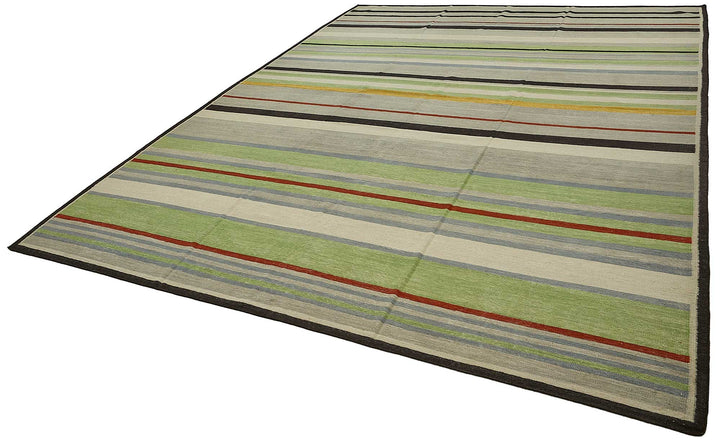 10x14 Contemporary Wool Kilim Rug - 51720
