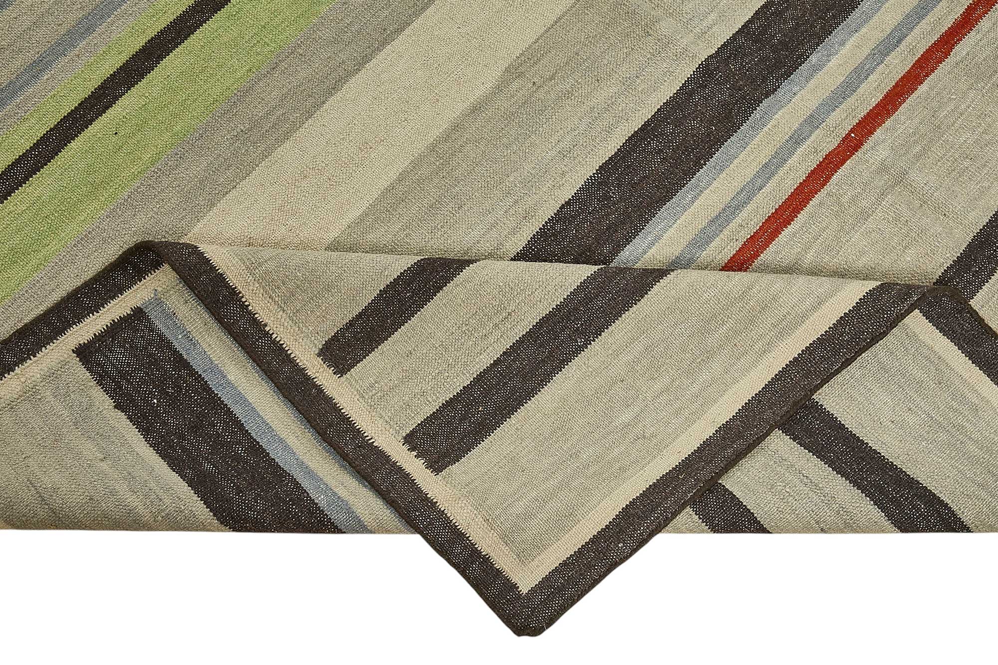 10x14 Contemporary Wool Kilim Rug - 51720
