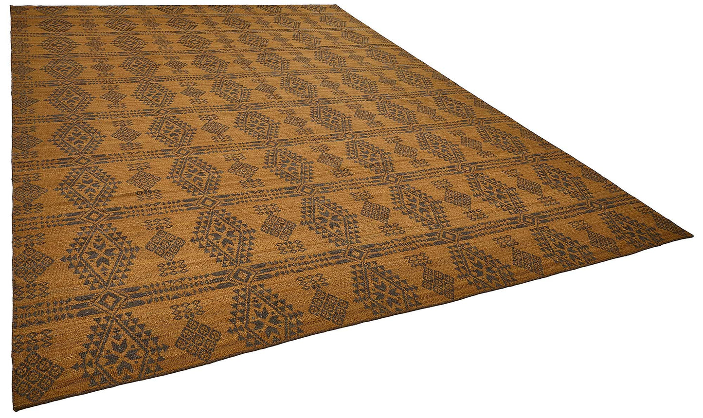 10x14 Contemporary Wool Kilim Rug - 51721