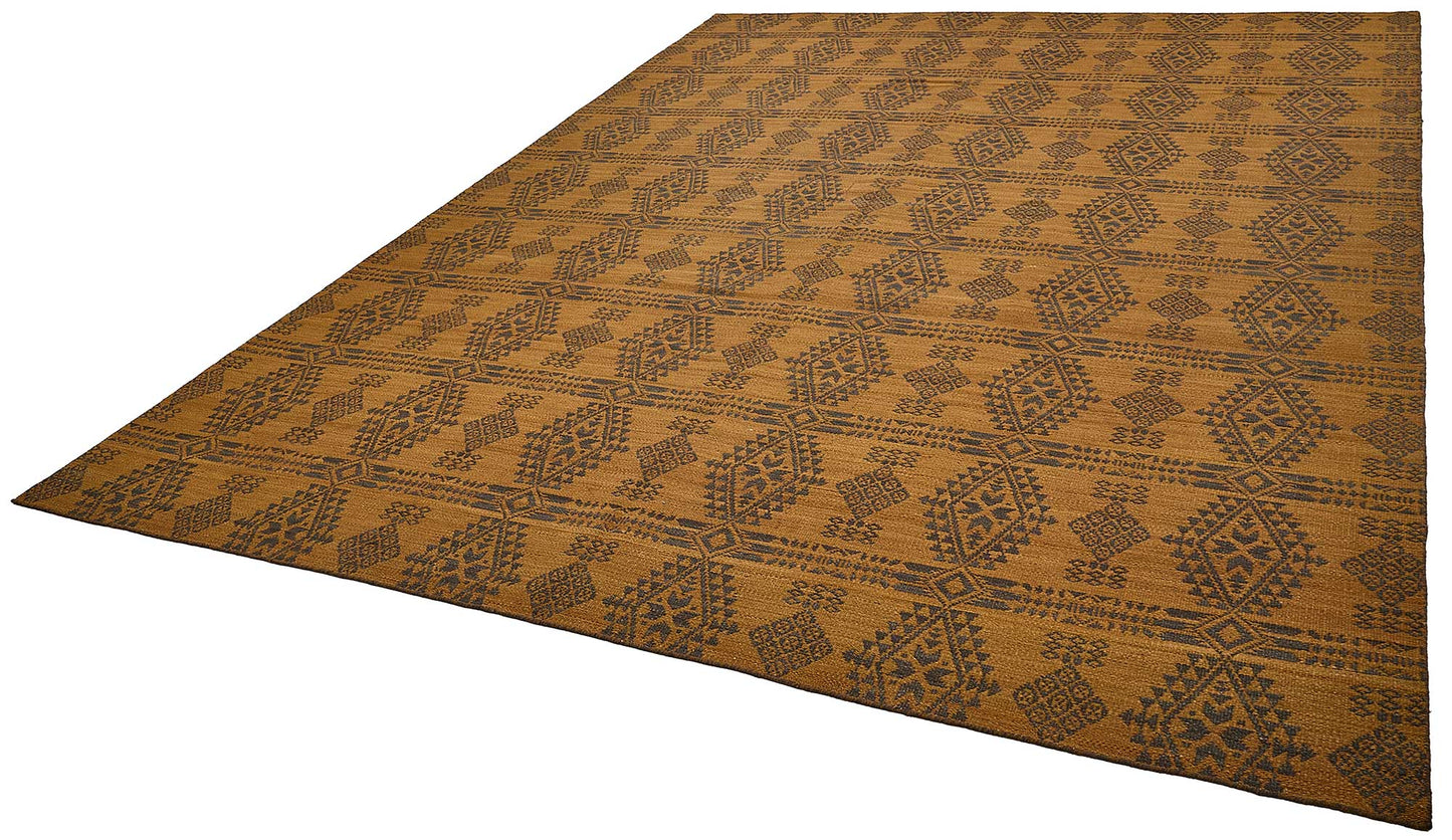 10x14 Contemporary Wool Kilim Rug - 51721
