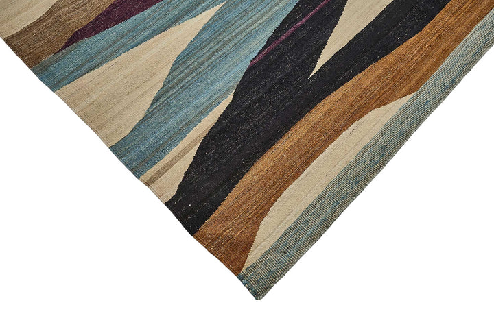 10x14 Contemporary Wool Kilim Rug - 51722