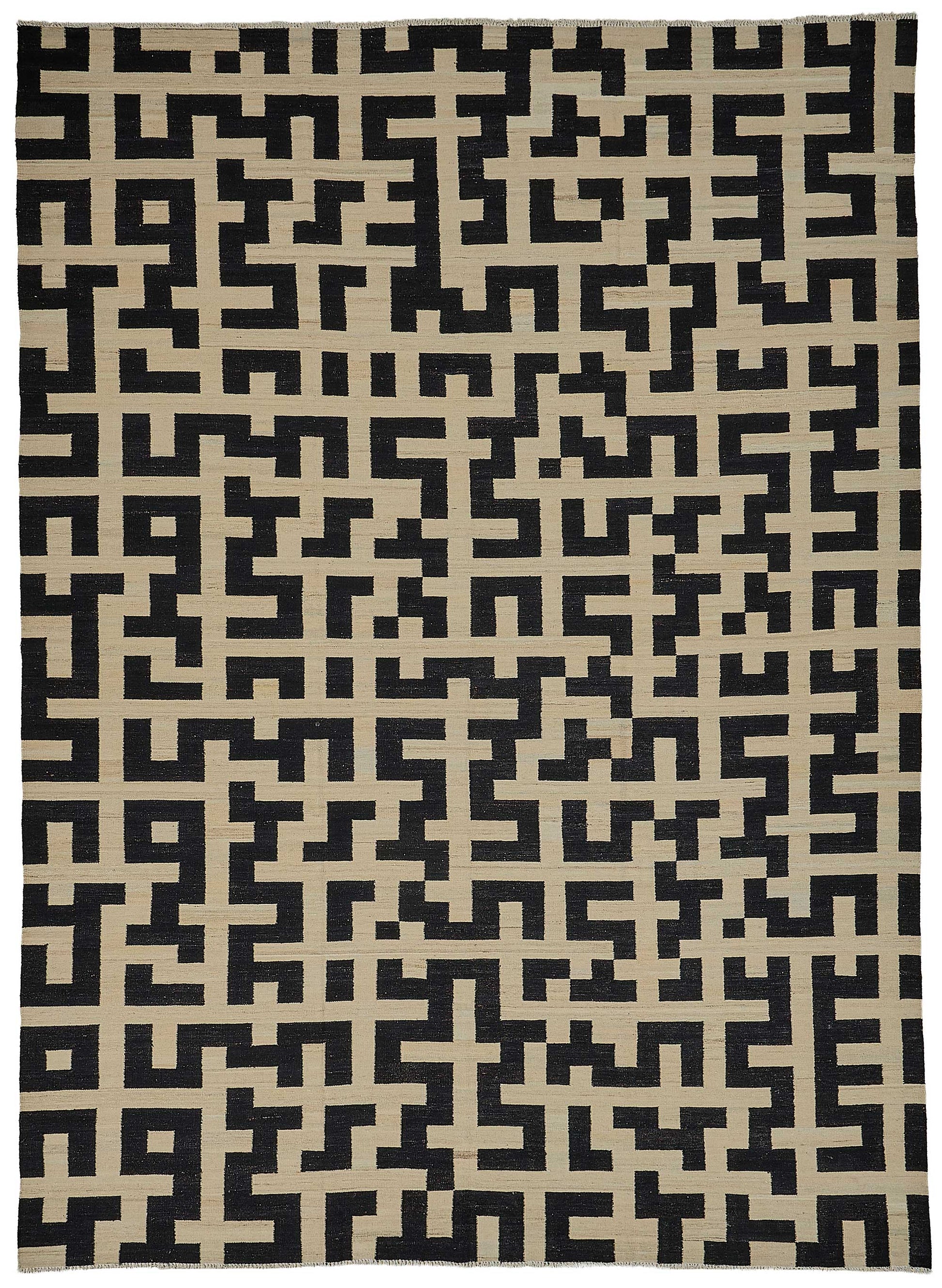 10x14 Contemporary Wool Kilim Rug - 51724