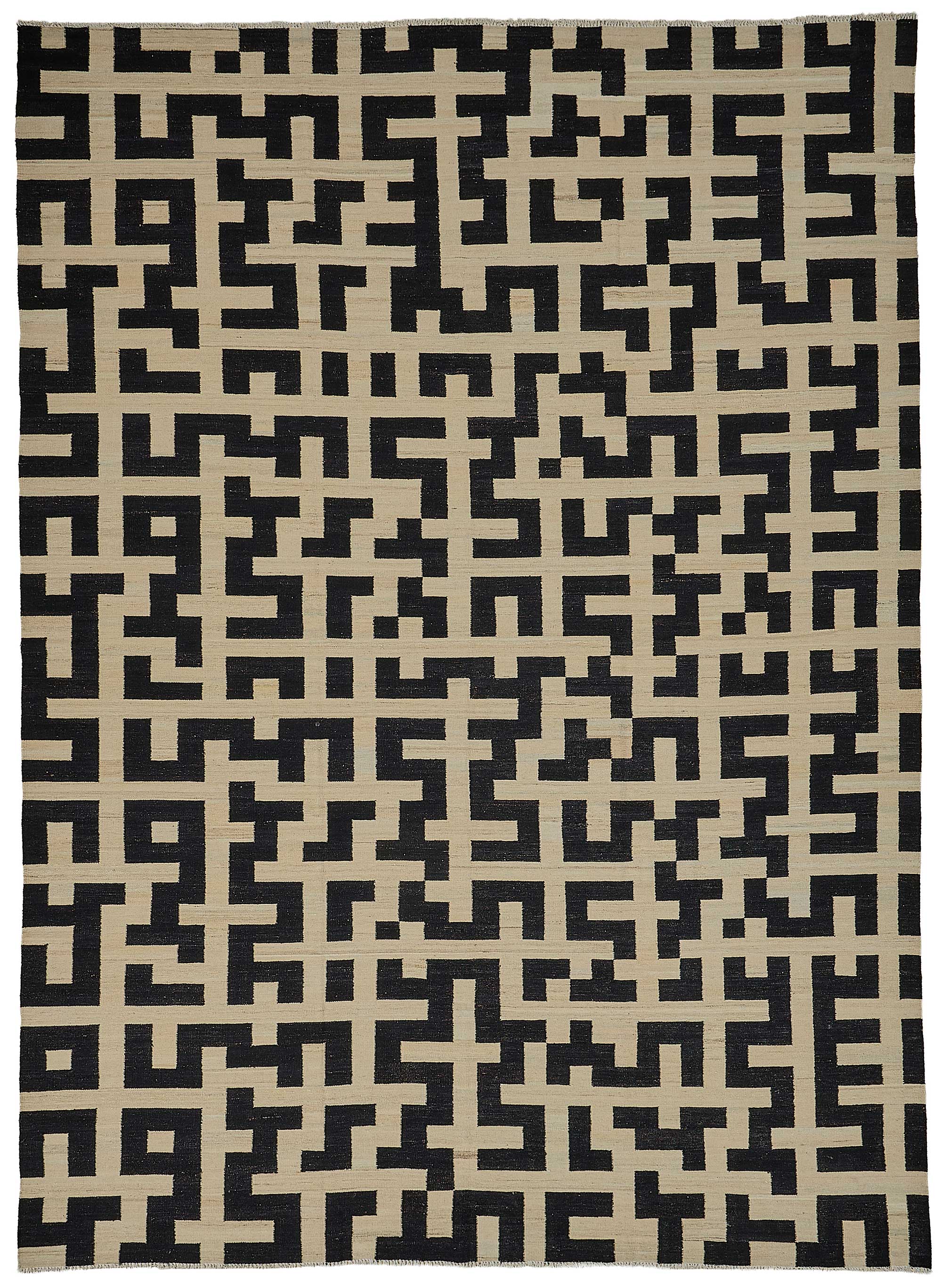 10x14 Contemporary Wool Kilim Rug - 51724