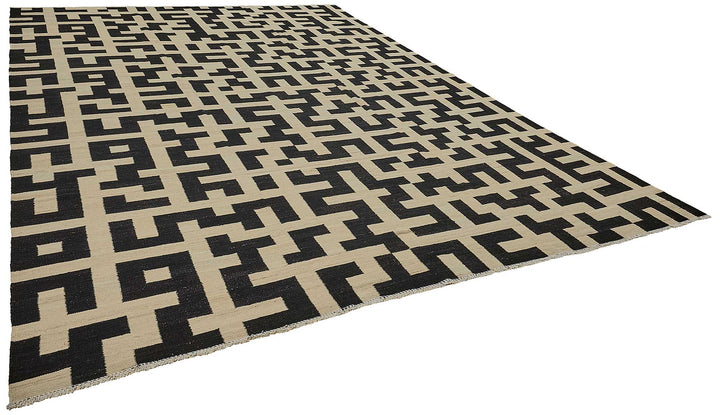 10x14 Contemporary Wool Kilim Rug - 51724