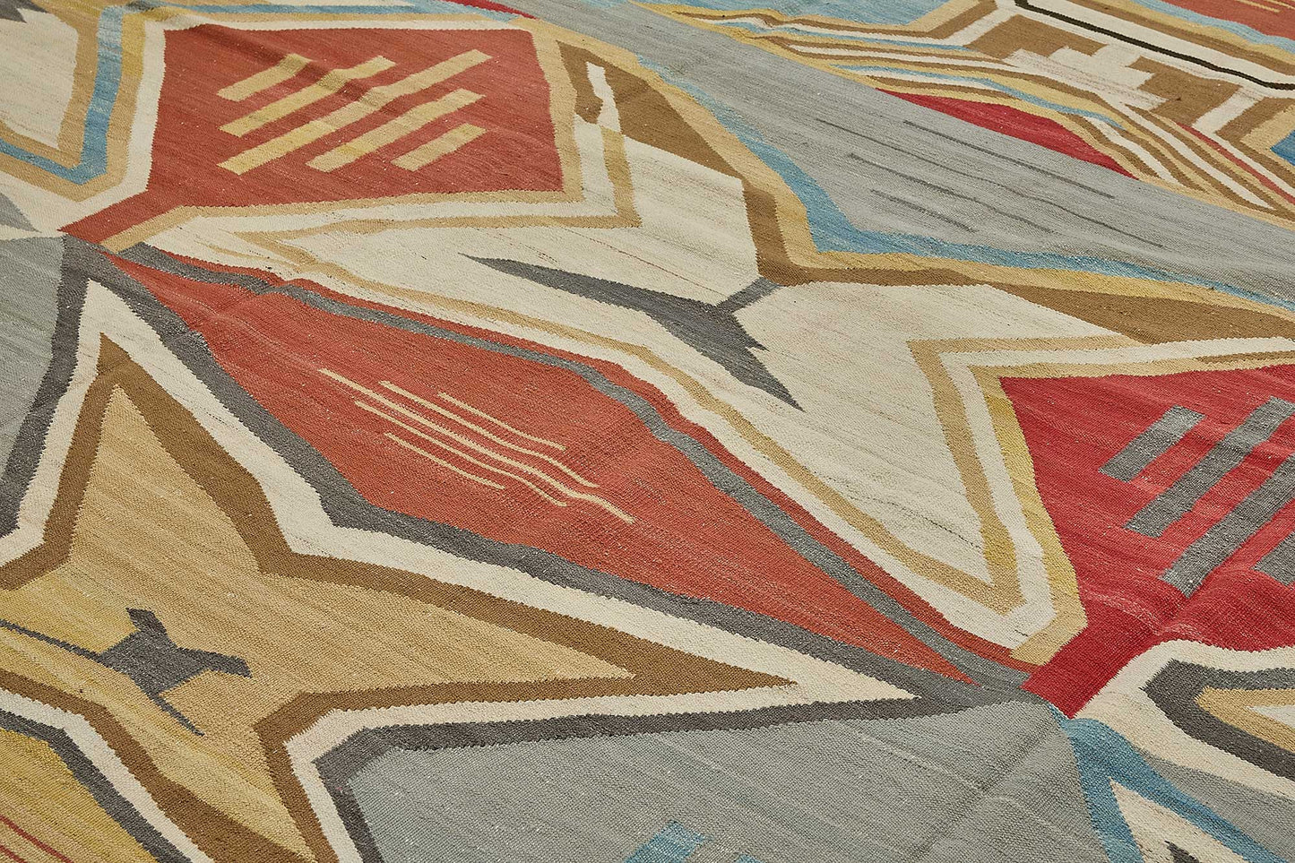 10x14 Contemporary Wool Kilim Rug - 51726