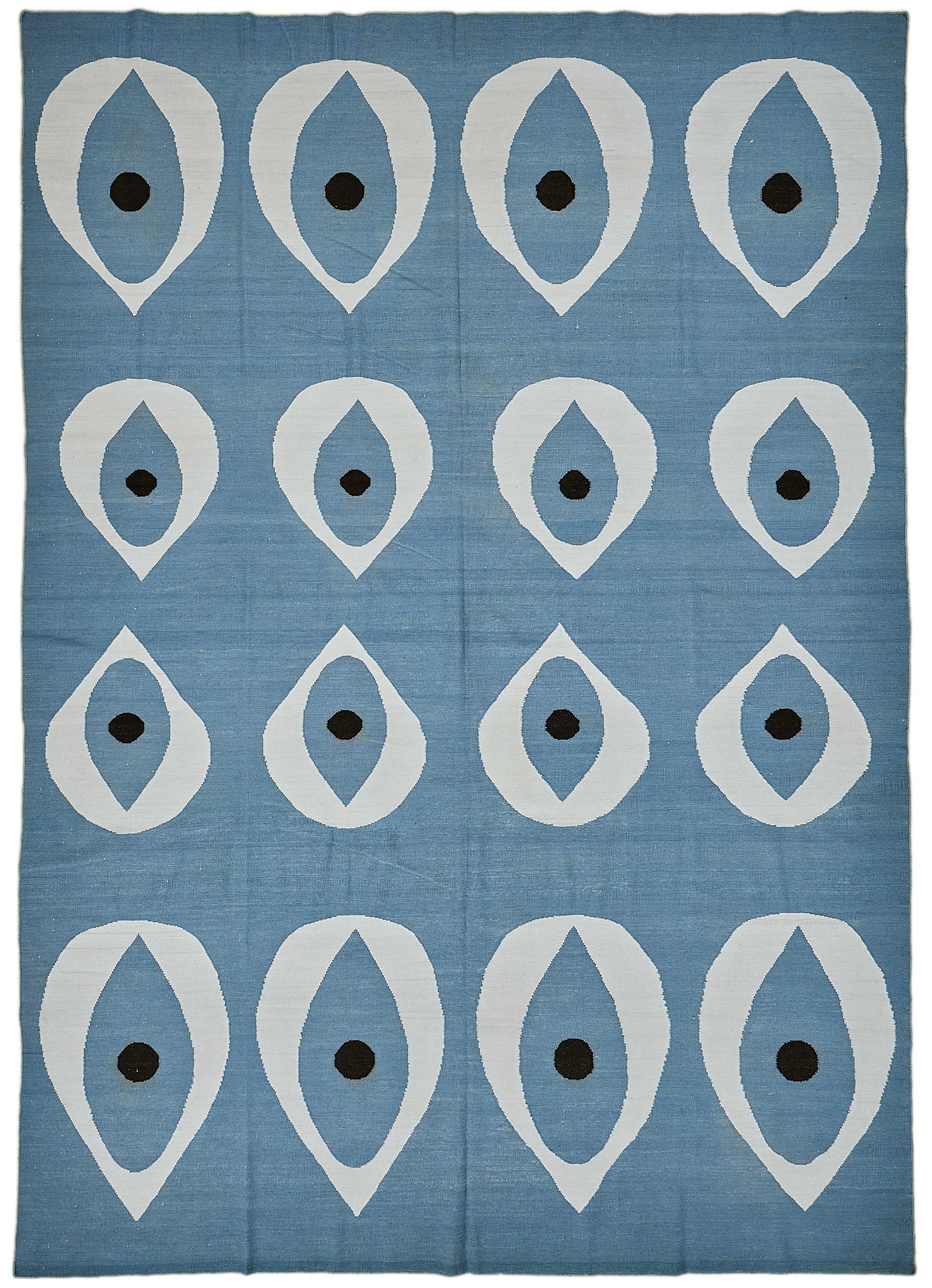 10x14 Contemporary Wool Kilim Rug - 51734