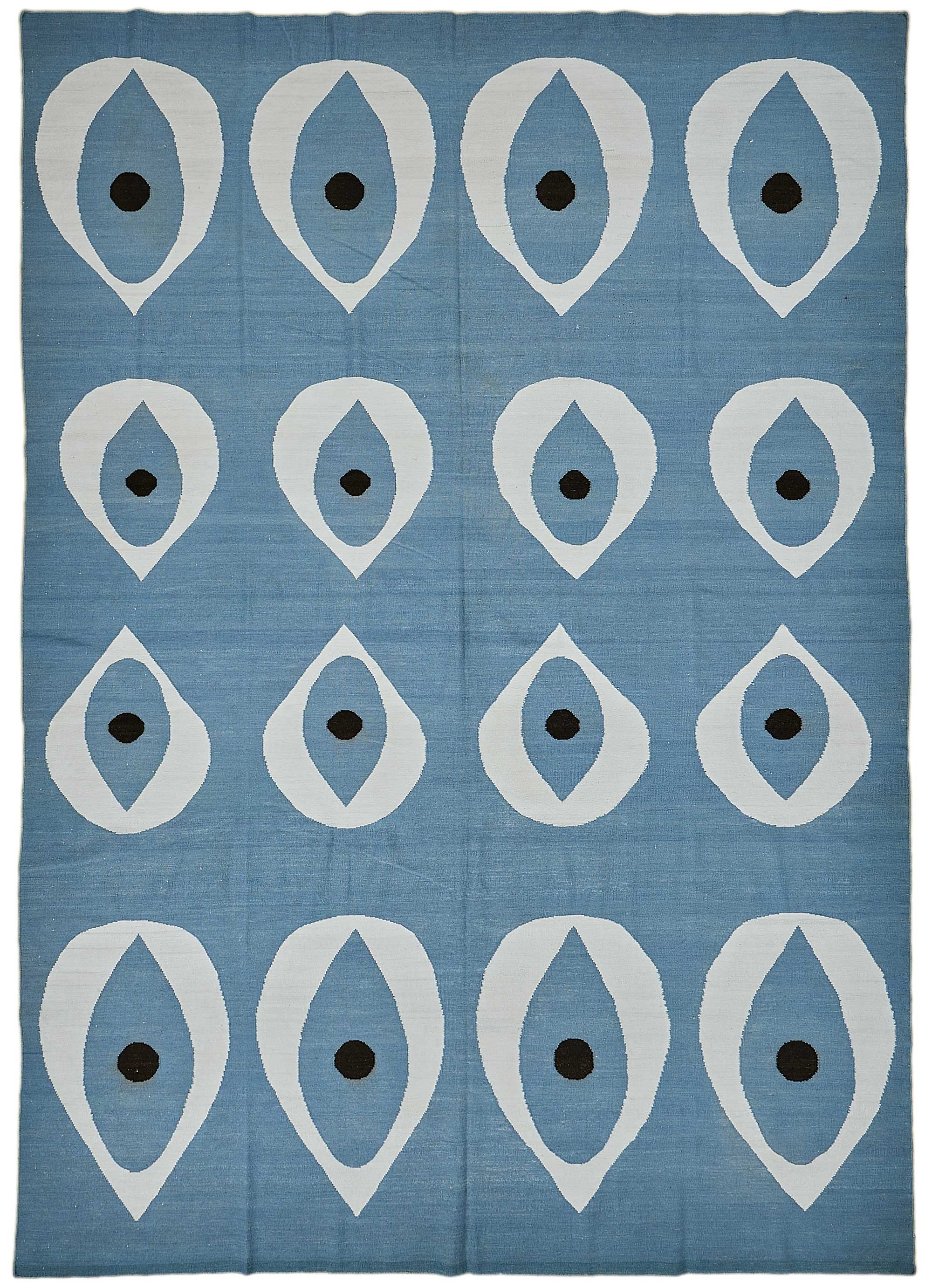 10x14 Contemporary Wool Kilim Rug - 51734