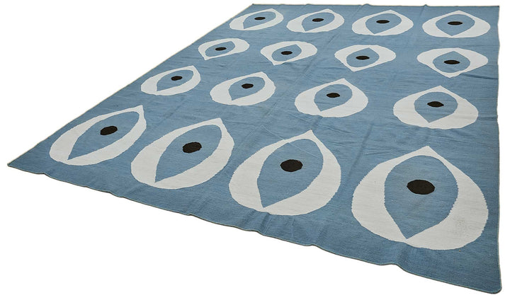 10x14 Contemporary Wool Kilim Rug - 51734