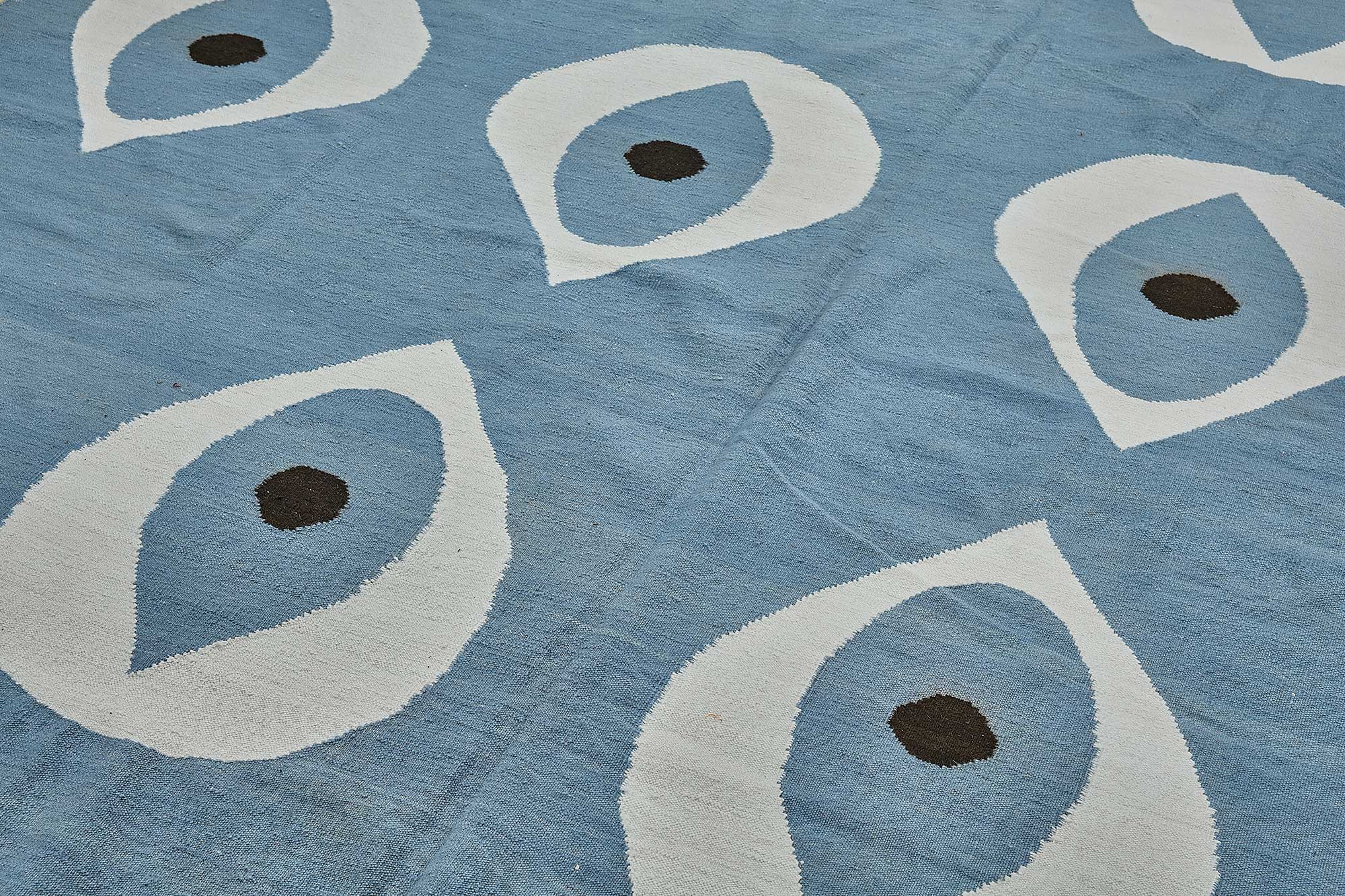 10x14 Contemporary Wool Kilim Rug - 51734