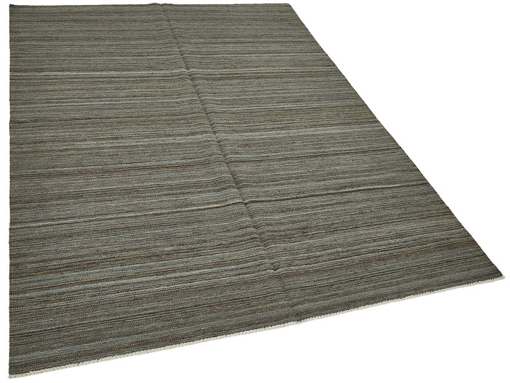 5x7 Contemporary Wool Kilim Rug - 51735