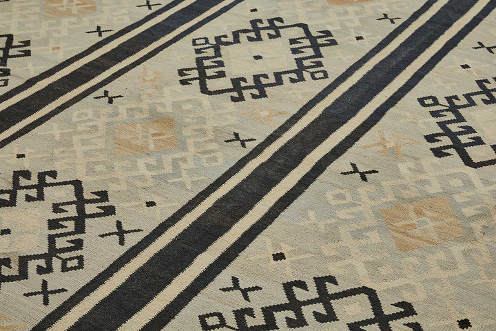 10x14 Contemporary Wool Kilim Rug - 51737