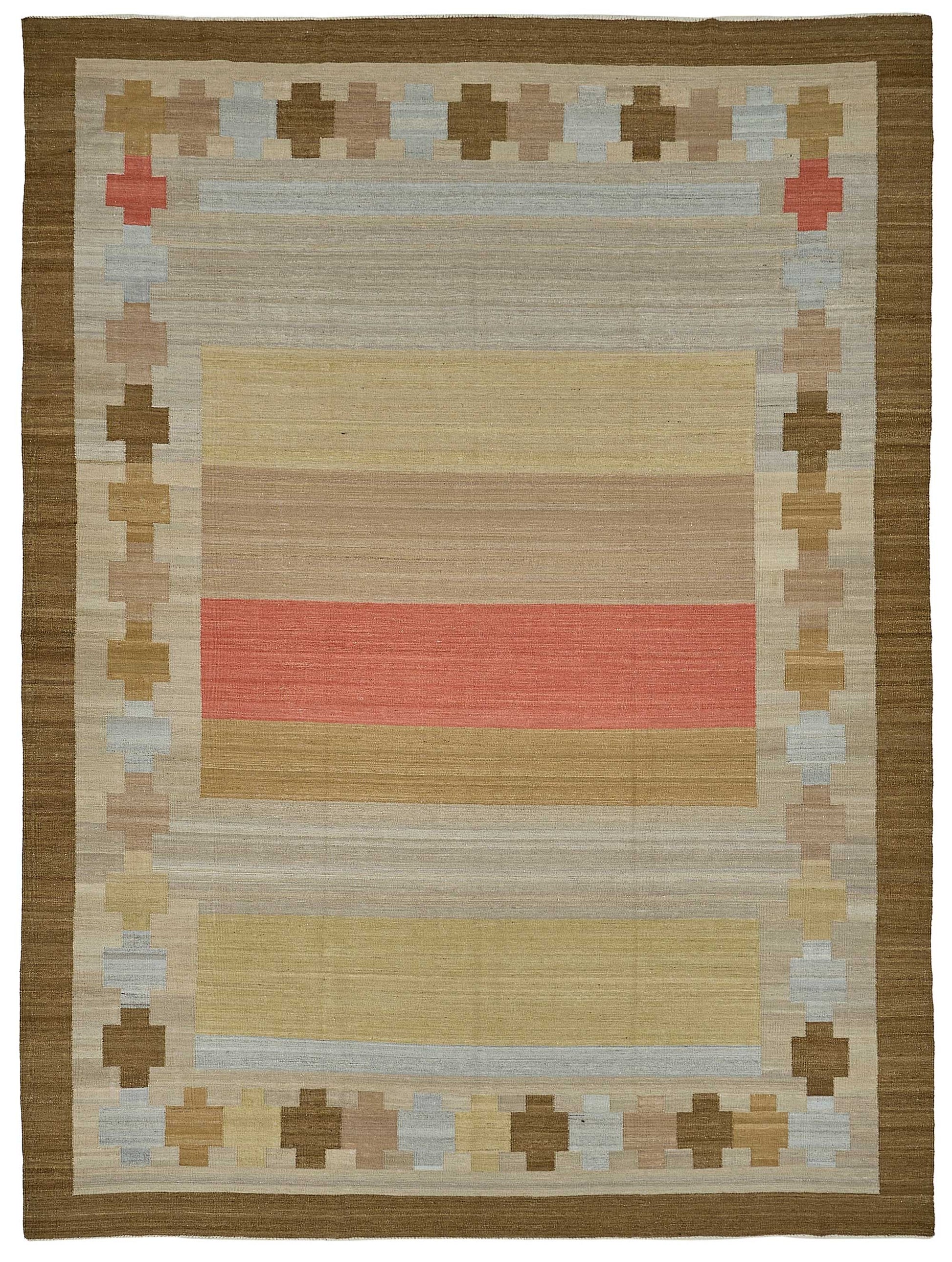 10x13 Contemporary Wool Kilim Rug - 51738