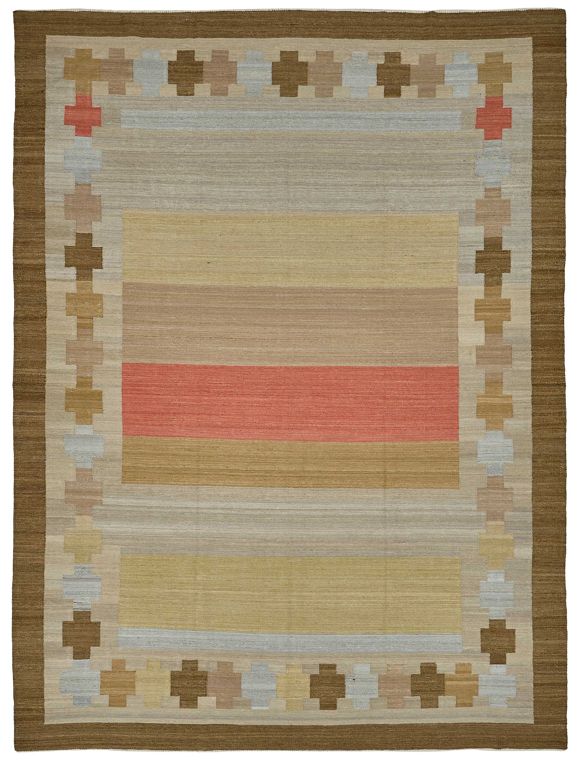 10x13 Contemporary Wool Kilim Rug - 51738