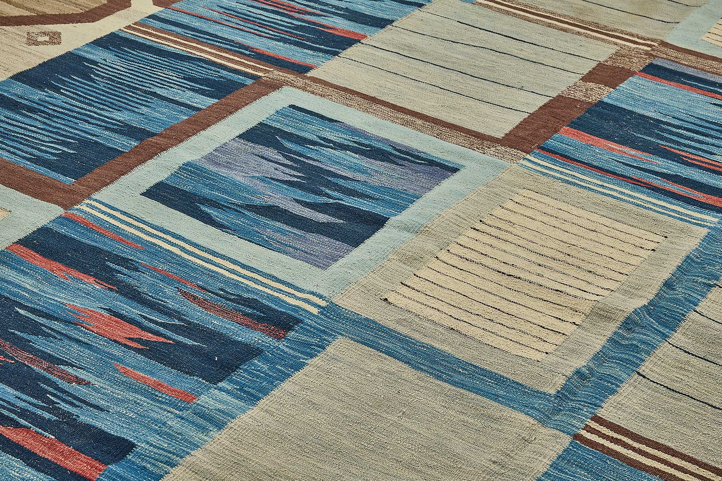 10x13 Contemporary Wool Kilim Rug - 51739