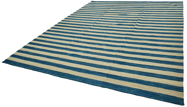 10x13 Contemporary Wool Kilim Rug - 51740