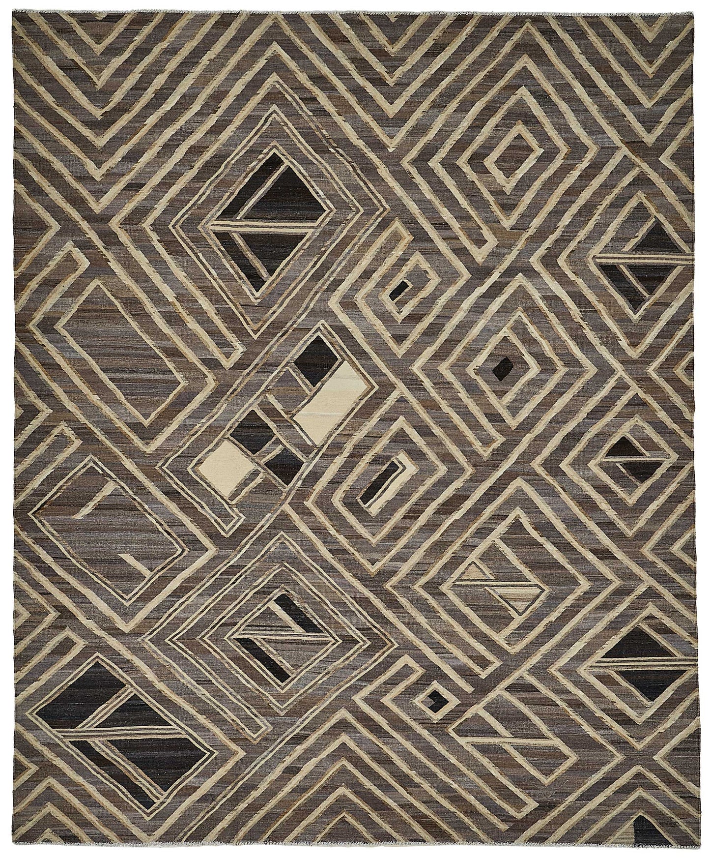 10x12 Contemporary Wool Kilim Rug - 51741