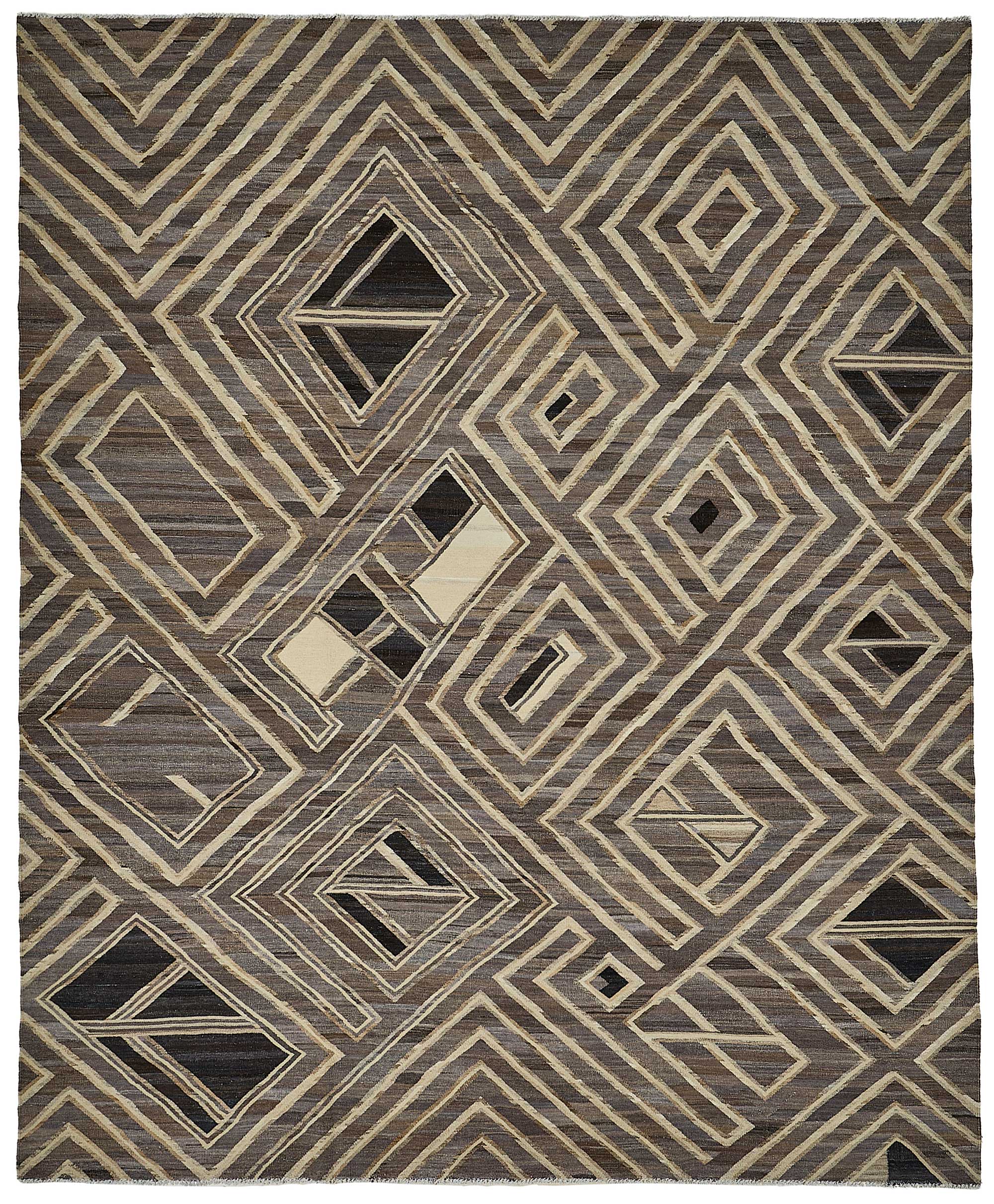 10x12 Contemporary Wool Kilim Rug - 51741