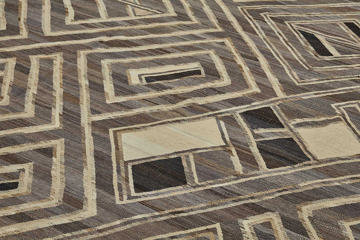 10x12 Contemporary Wool Kilim Rug - 51741