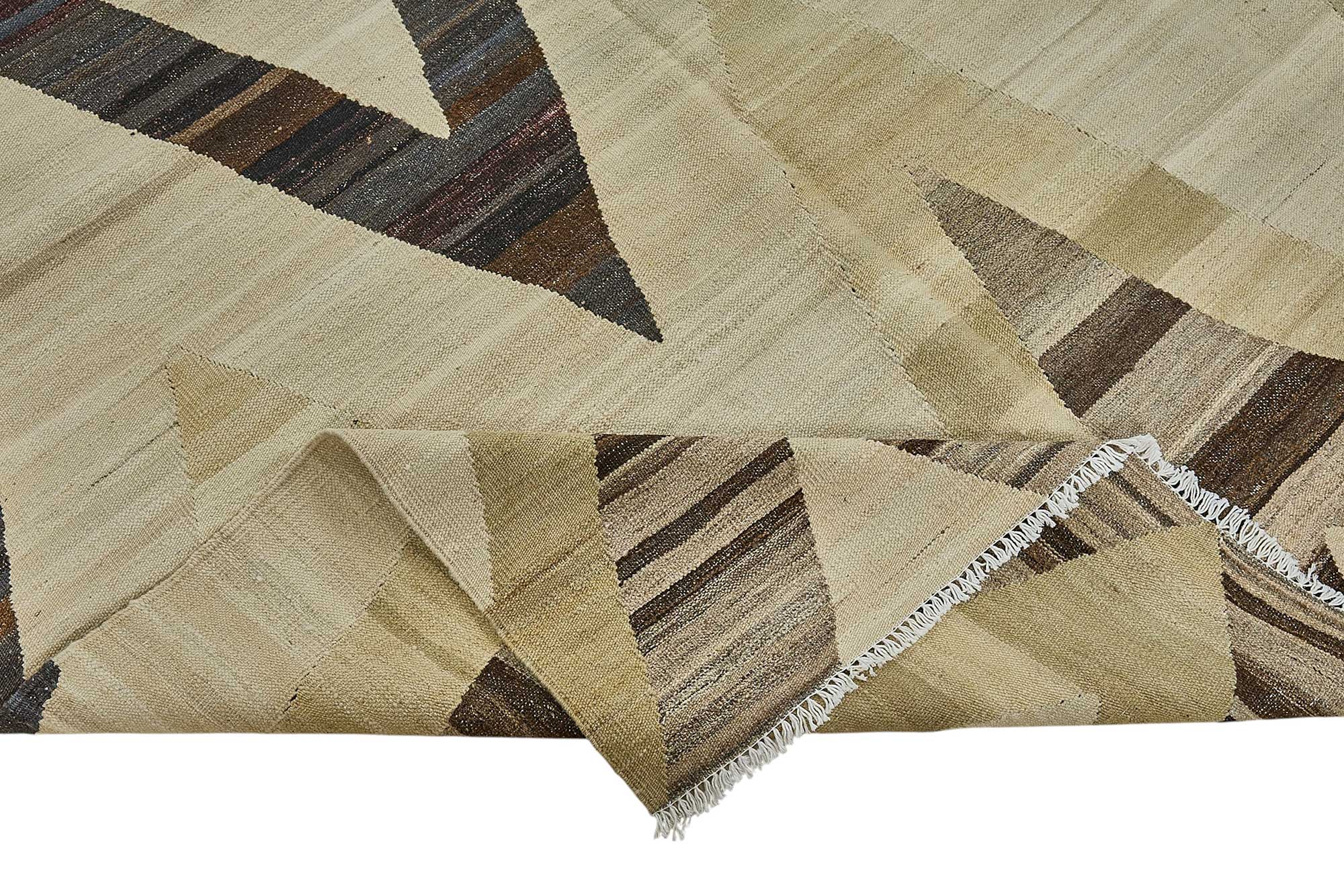 9x12 Contemporary Wool Kilim Rug - 51742