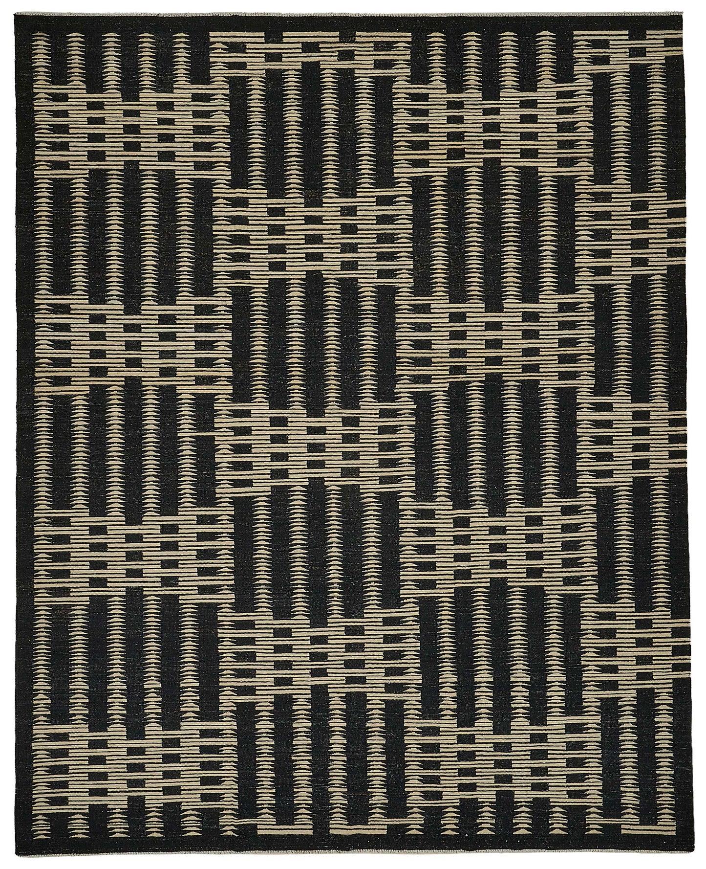 9x12 Contemporary Wool Kilim Rug - 51744