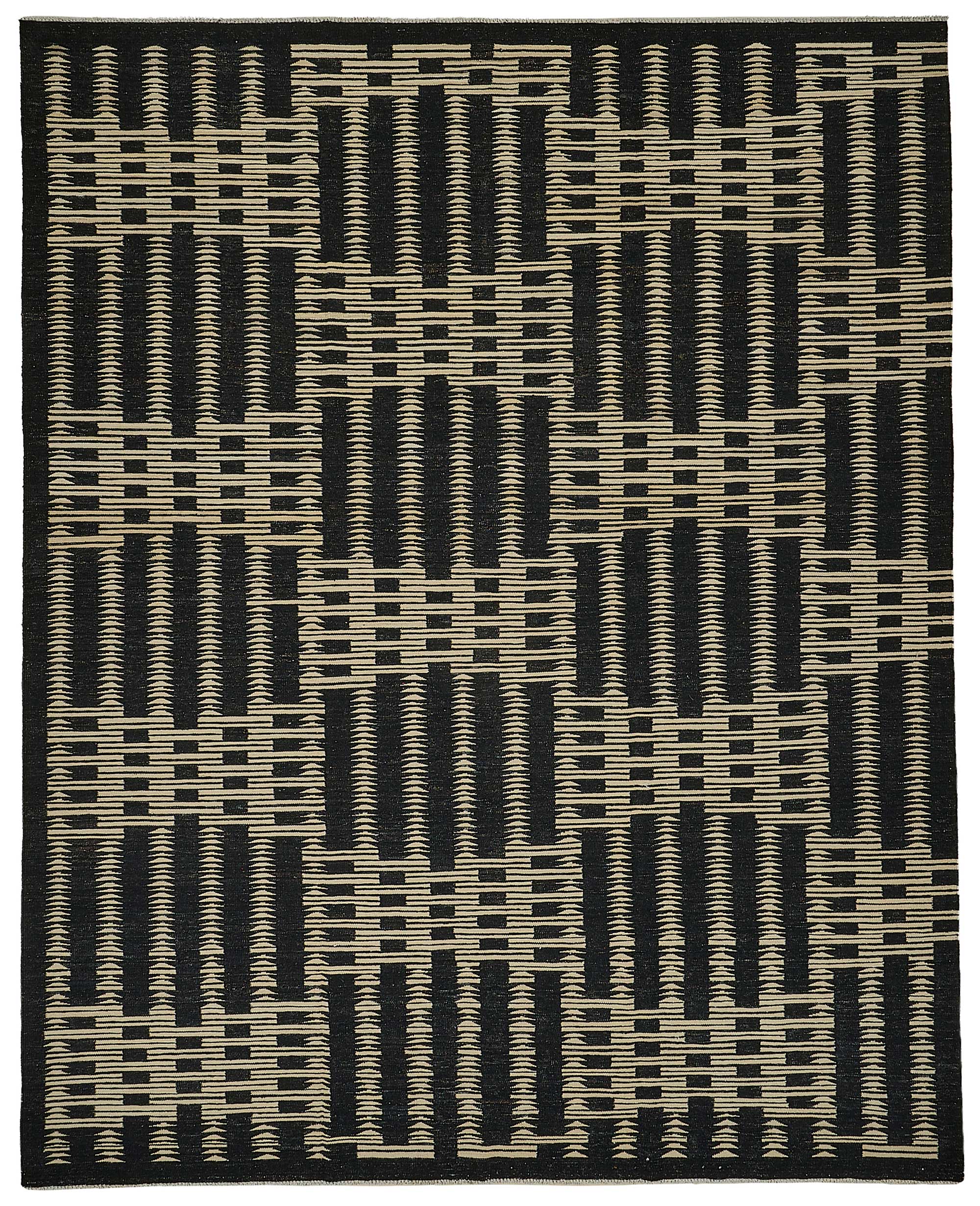 9x12 Contemporary Wool Kilim Rug - 51744