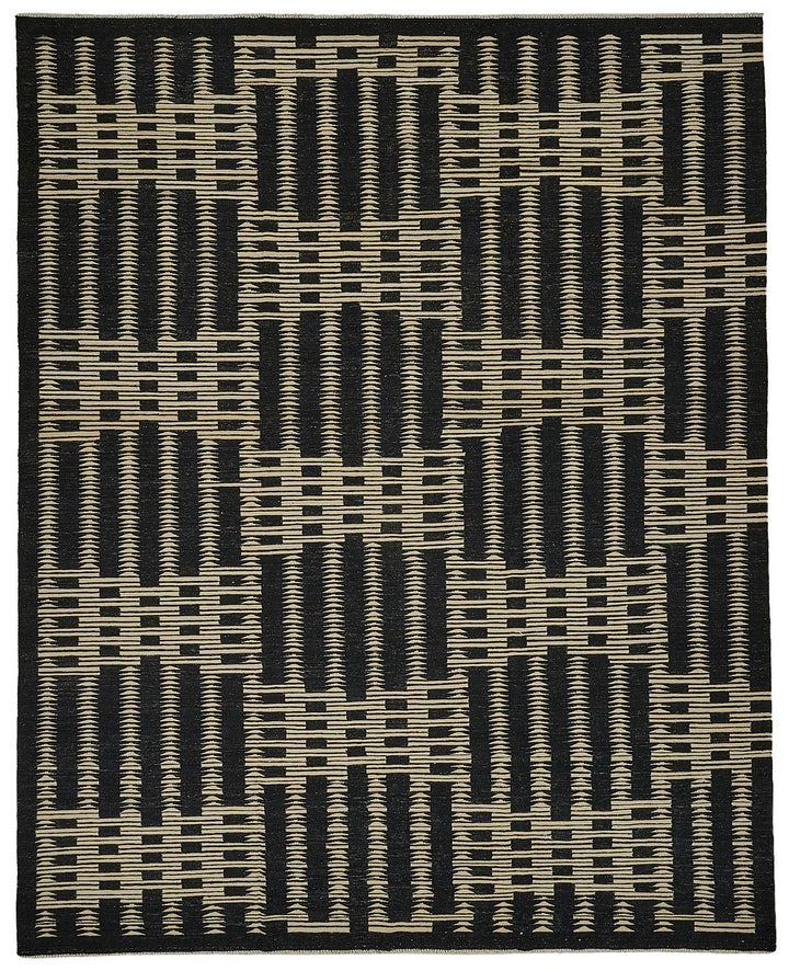 9x12 Contemporary Wool Kilim Rug - 51744