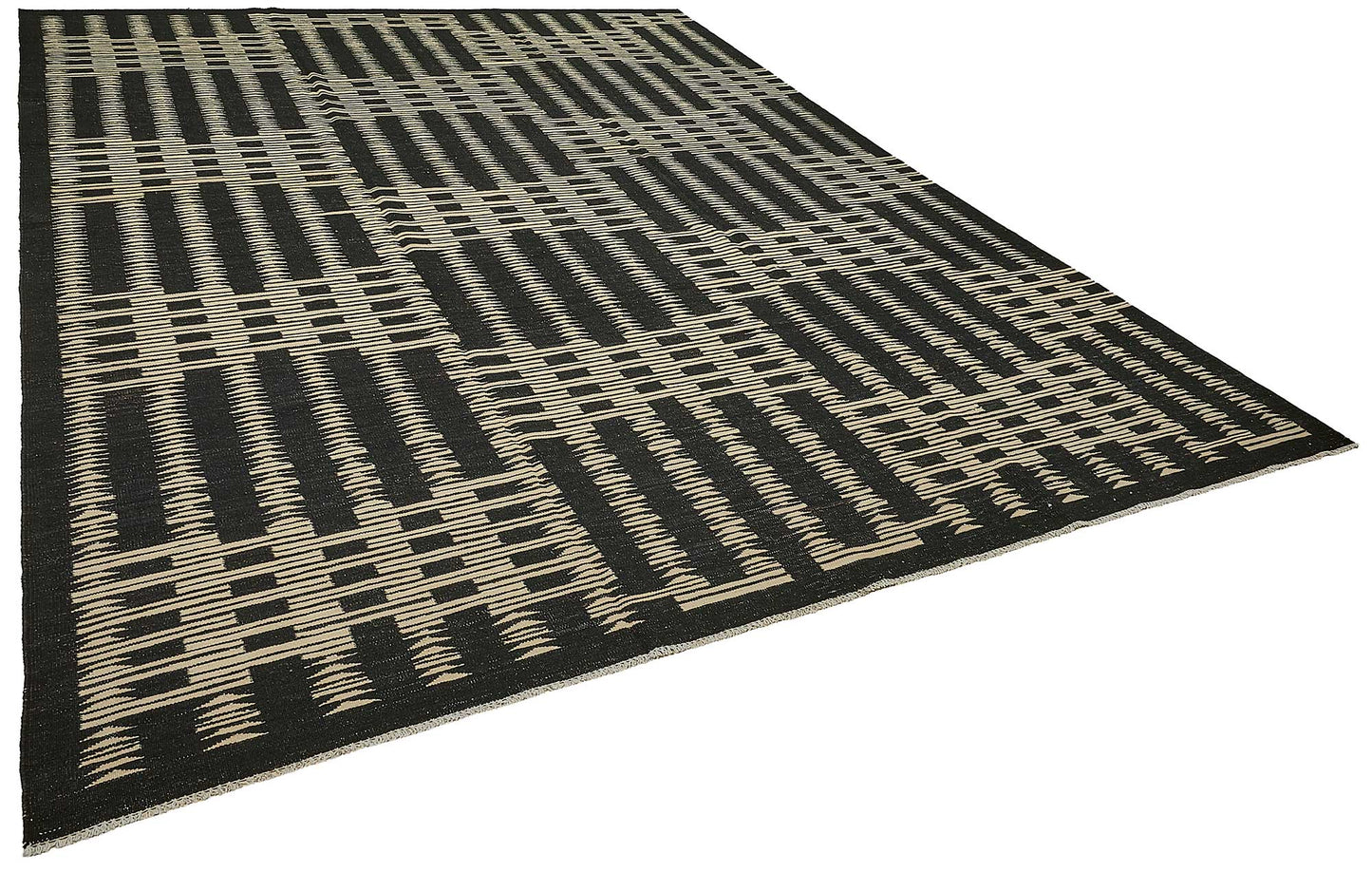 9x12 Contemporary Wool Kilim Rug - 51744