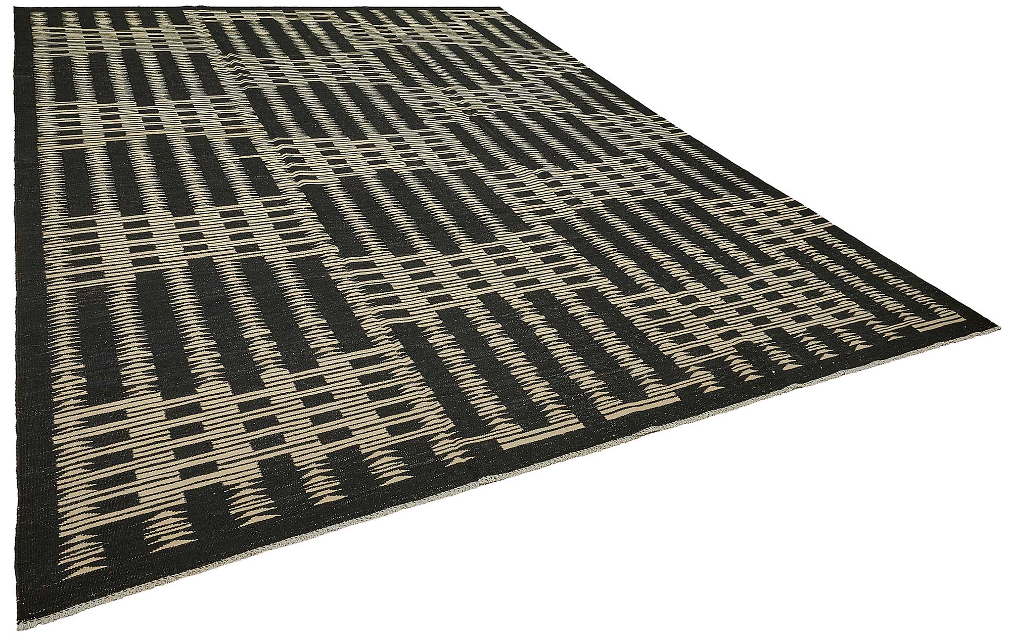 9x12 Contemporary Wool Kilim Rug - 51744