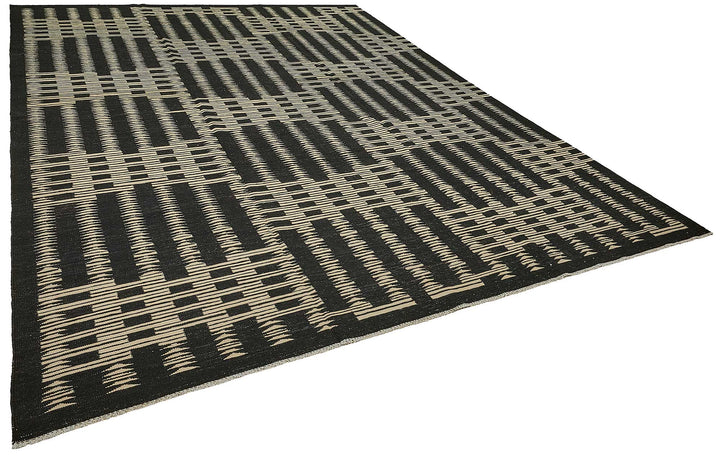 9x12 Contemporary Wool Kilim Rug - 51744