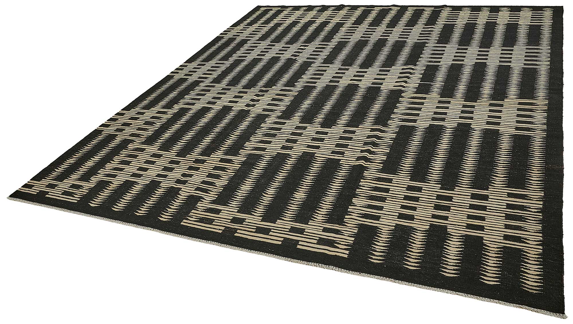 9x12 Contemporary Wool Kilim Rug - 51744