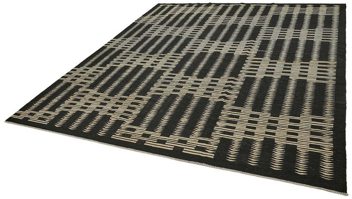 9x12 Contemporary Wool Kilim Rug - 51744