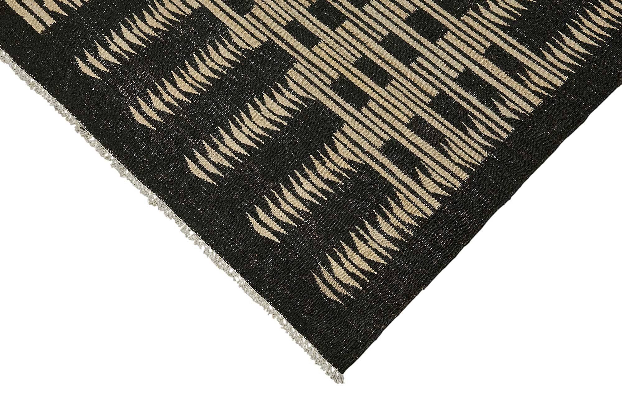 9x12 Contemporary Wool Kilim Rug - 51744