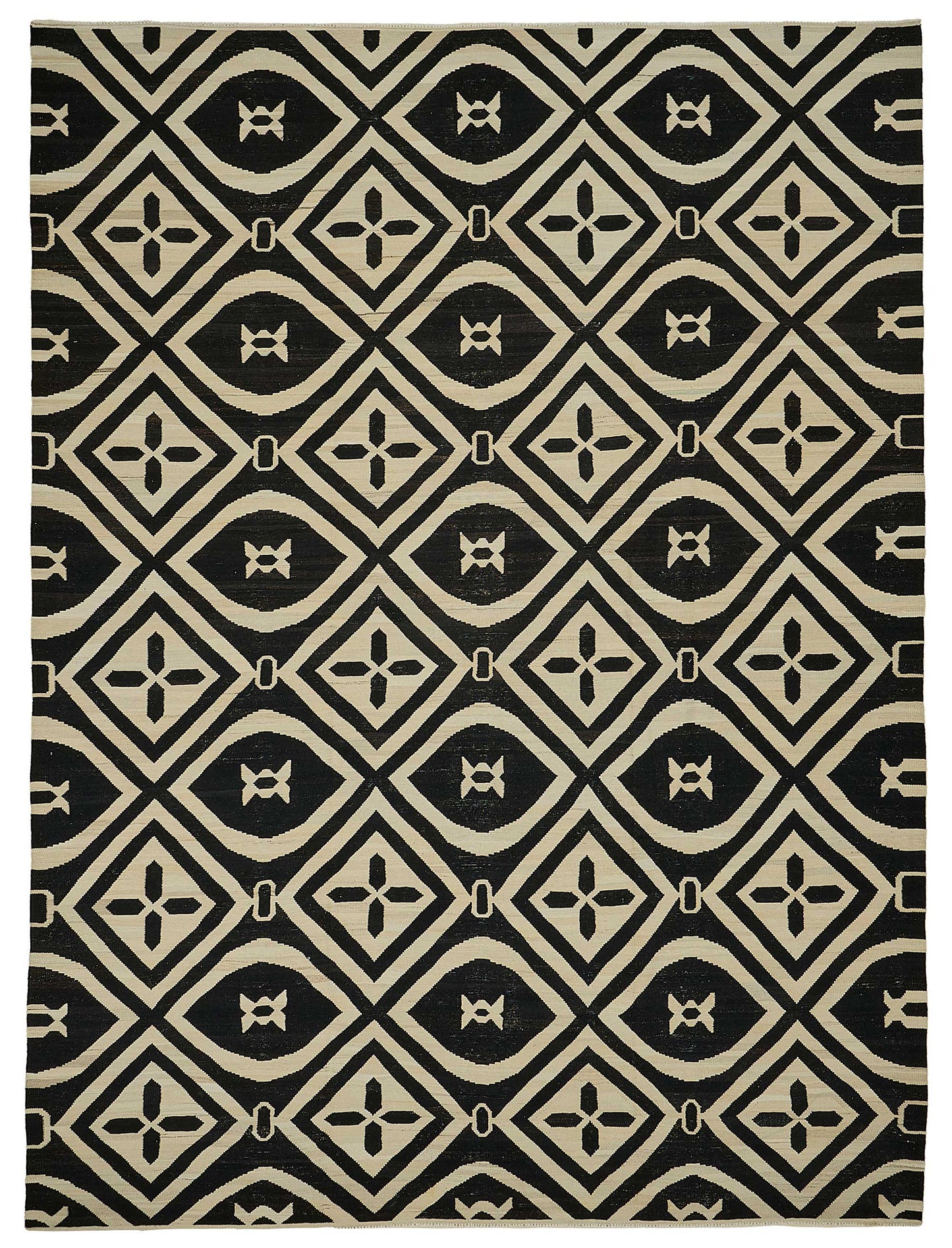 9x12 Contemporary Wool Kilim Rug - 51745