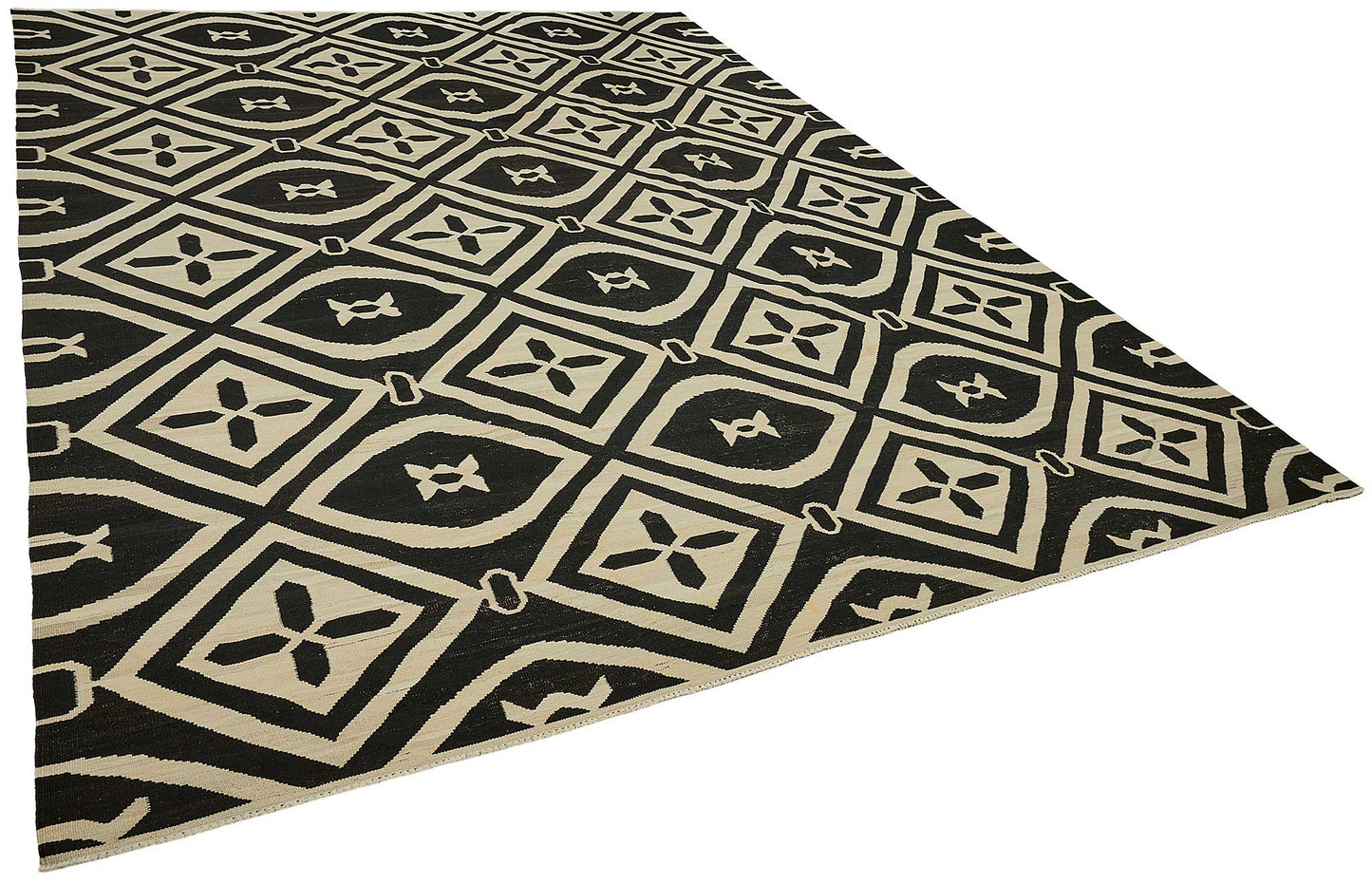 9x12 Contemporary Wool Kilim Rug - 51745