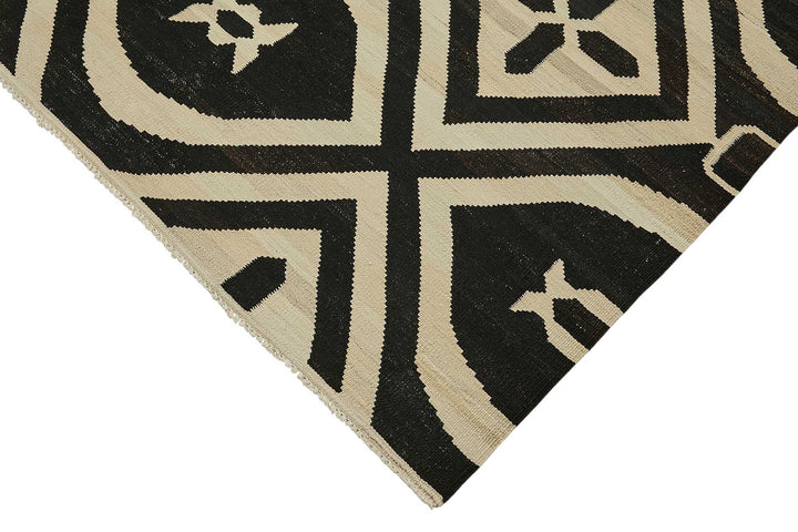 9x12 Contemporary Wool Kilim Rug - 51745