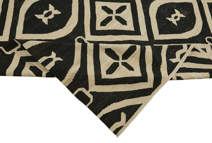 9x12 Contemporary Wool Kilim Rug - 51745