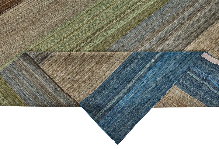 10x13 Contemporary Wool Kilim Rug - 51746