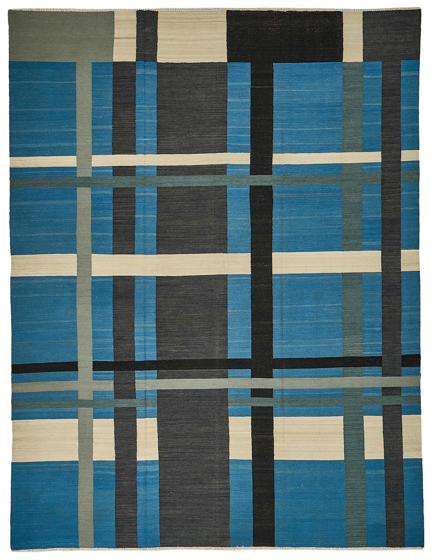 9x12 Contemporary Wool Kilim Rug - 51747