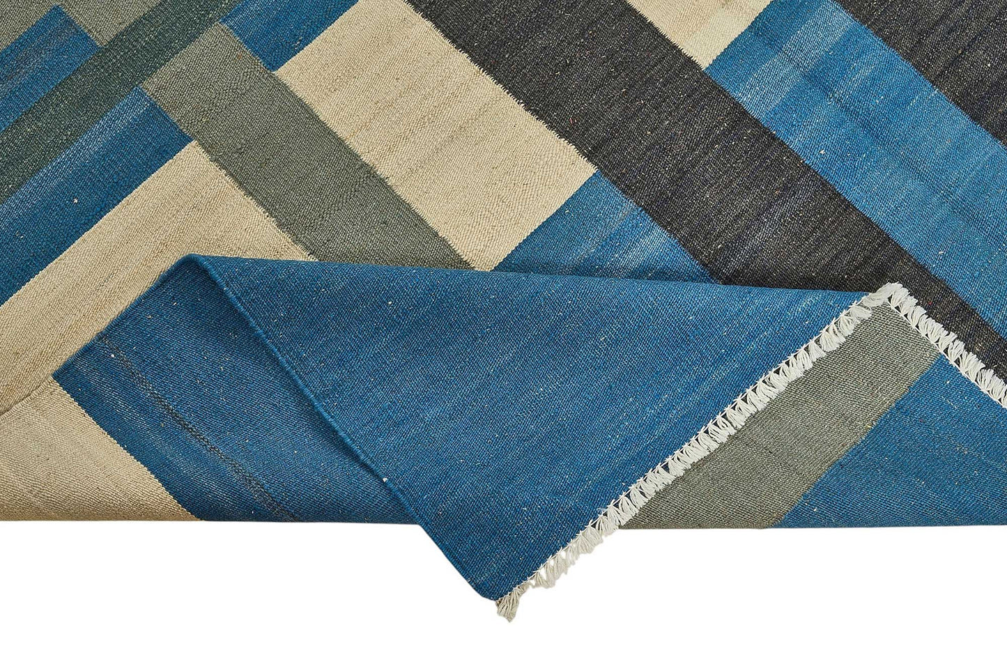 9x12 Contemporary Wool Kilim Rug - 51747