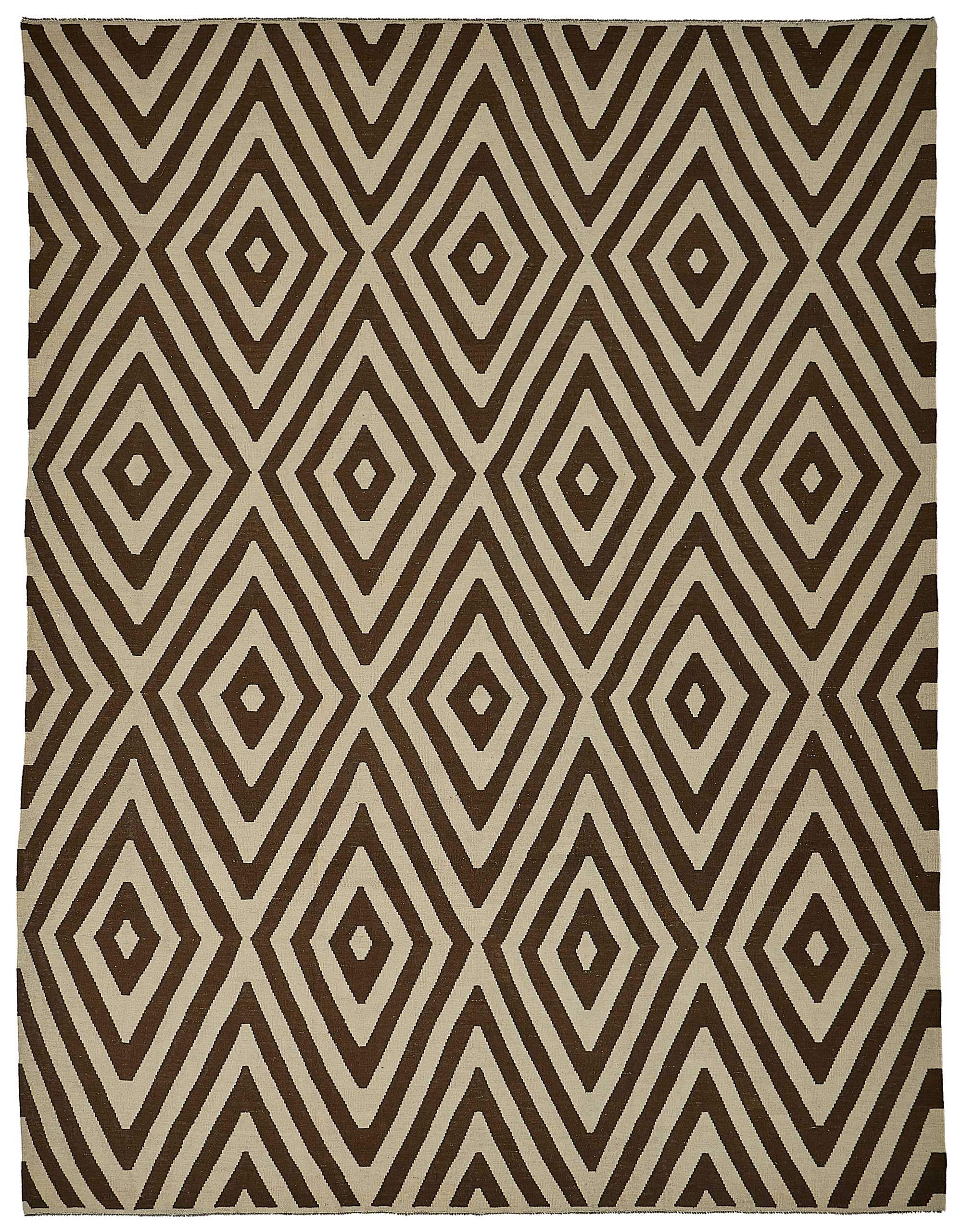 9x12 Contemporary Wool Kilim Rug - 51748