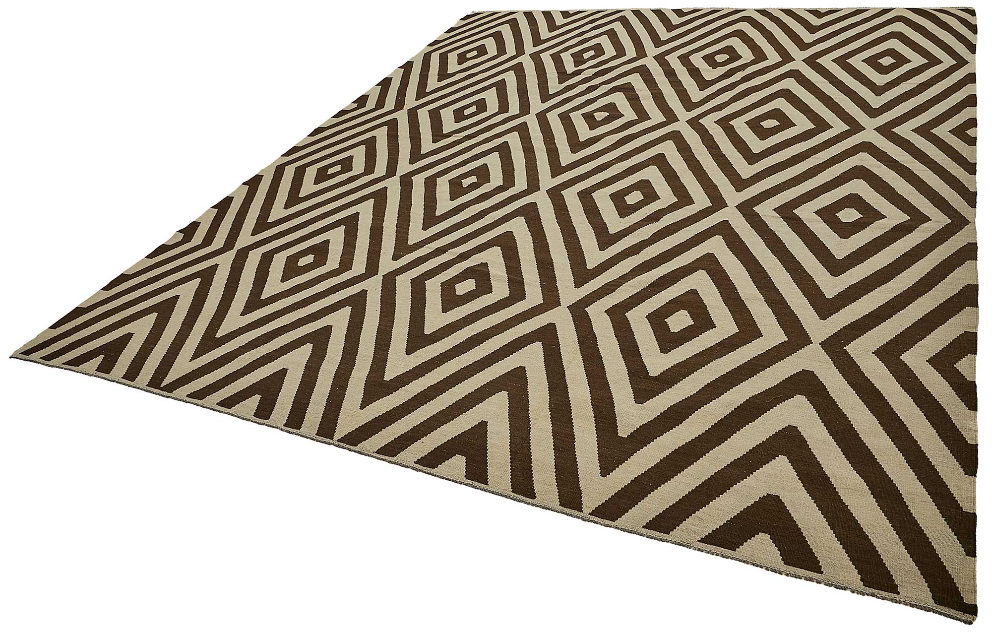 9x12 Contemporary Wool Kilim Rug - 51748
