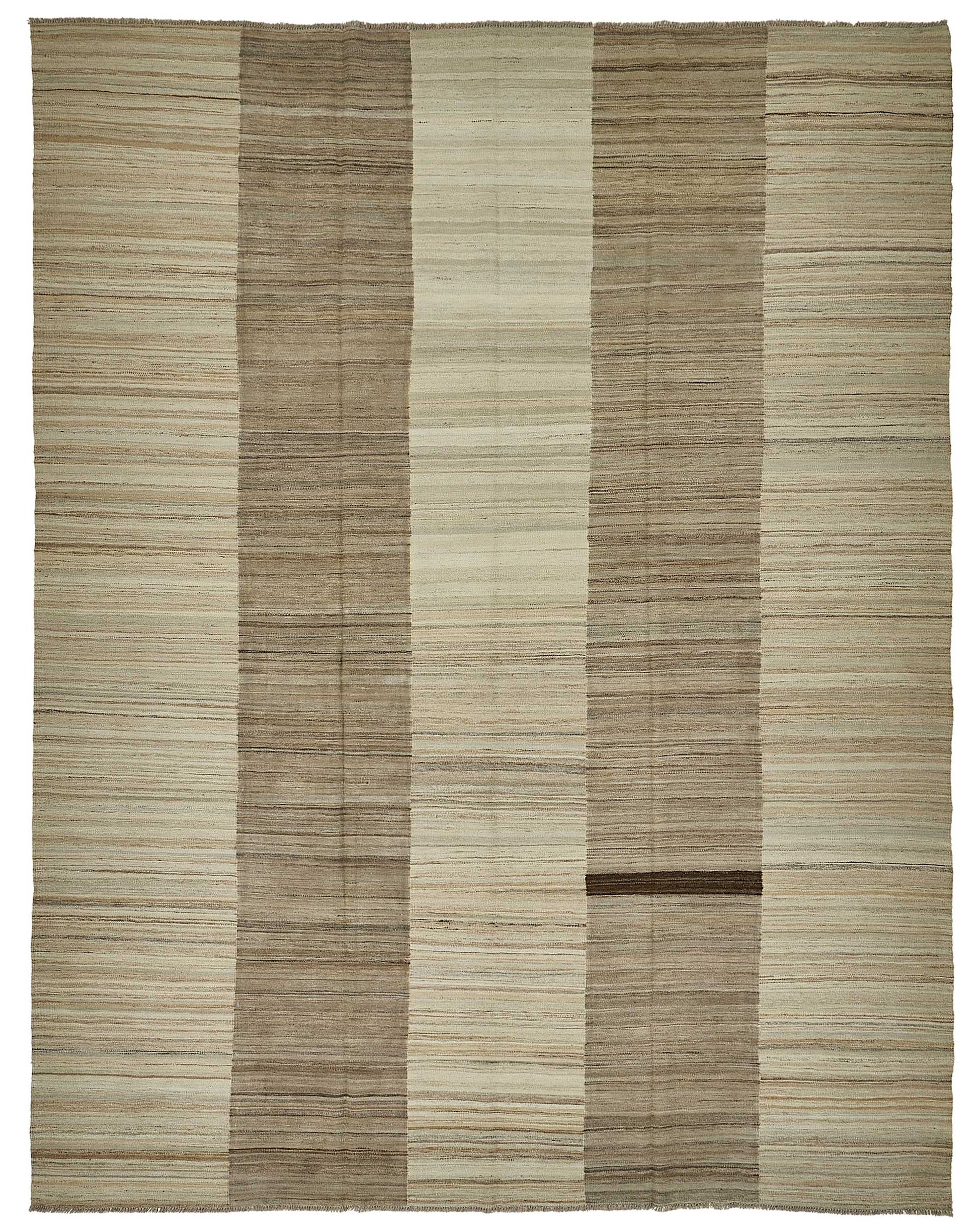 9x11 Contemporary Wool Kilim Rug - 51749