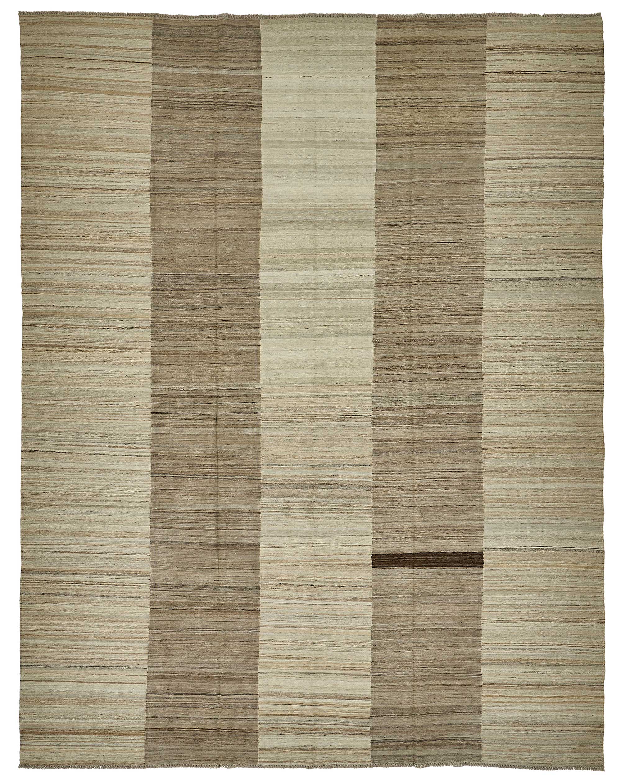 9x11 Contemporary Wool Kilim Rug - 51749